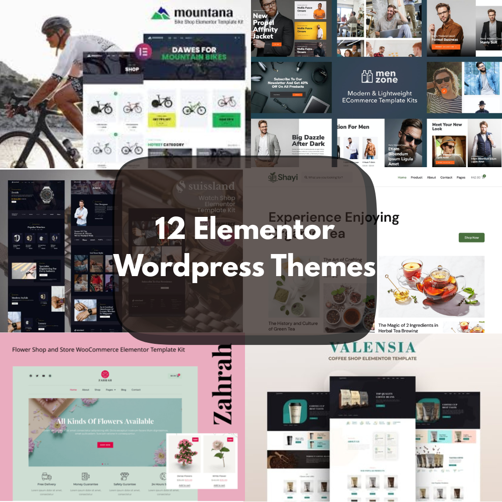 12 Premium Elementor eCommerce Website Themes (10 + 2 Bonuses)